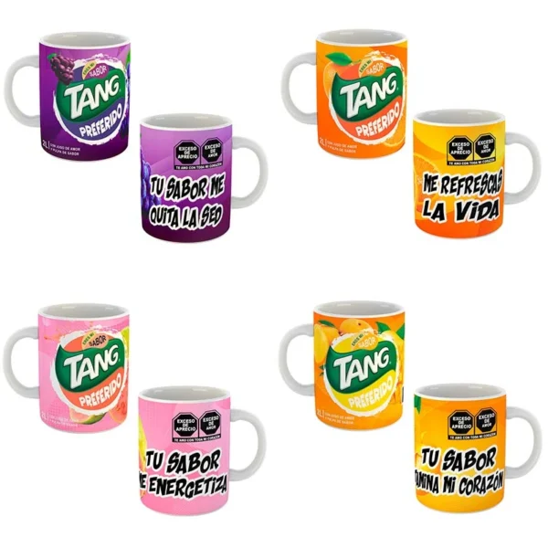 Plantilla taza San Valentín con diseño de Pringles y frase de amor. Plantilla taza San Valentín con diseño de Sabritas y frase divertida. Mockup taza San Valentín con fondo transparente. Pack de plantillas para sublimar tazas San Valentín con golosinas.