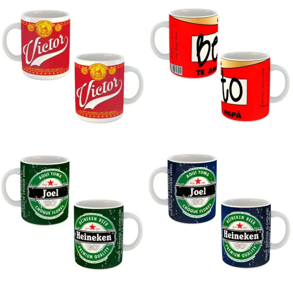 Pack de 20 Plantillas Editables para Sublimar Tazas del Día del Padre