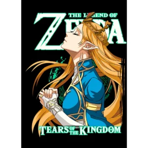 Princesa Zelda en formato vector, lista para estampar en playeras y sudaderas