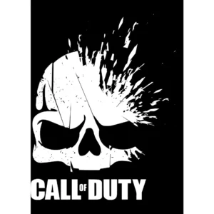 Vector de la Calavera de Call of Duty para Personalizar Prendas