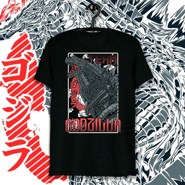 Vector de diseño 'Team Godzilla' en formatos .ai y .png para estampar en playeras y sudaderas