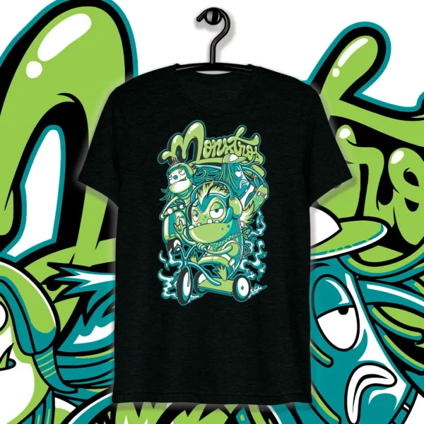 Vector de Monstruos para Halloween en formatos .ai y .png, perfecto para estampar camisetas, sudaderas y artículos personalizados. Diseño exclusivo para emprendedores de personalización.