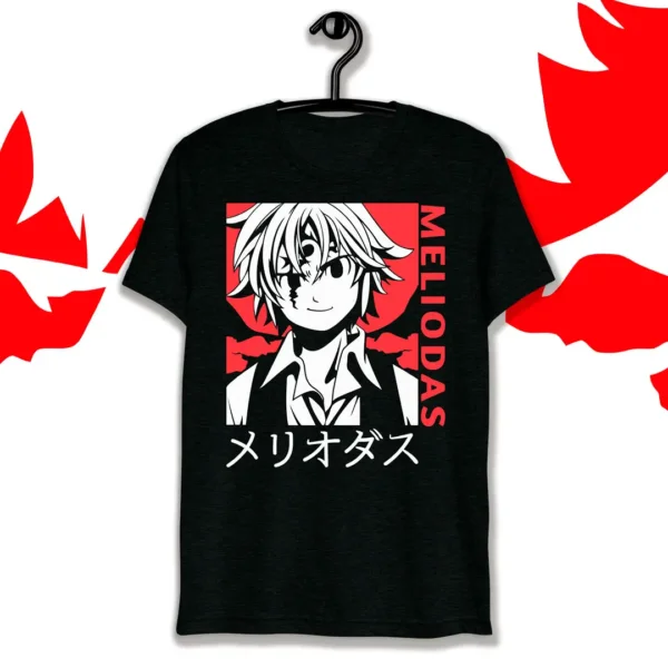 Vector de Meliodas para estampado de alta calidad en formato .ai y .png, disponible en Subliwork.net. Ideal para emprendedores y negocios de personalización en productos como playeras, sudaderas y más.
