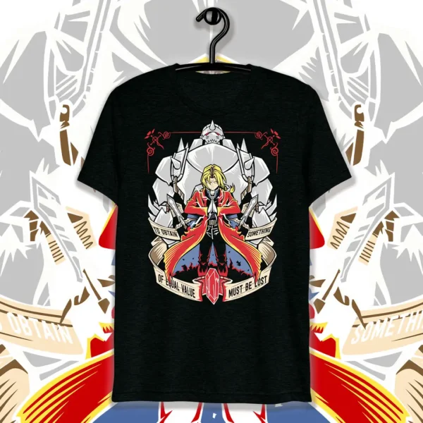 Vector de Edward Elric de Fullmetal Alchemist en formatos .ai y .png, ideal para estampados personalizados en playeras, sudaderas y más.