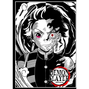 Vector de Tanjiro Kamado de Demon Slayer para estampados de playeras y artículos personalizados