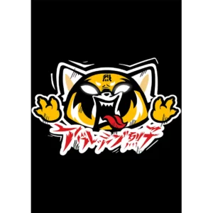 Diseño vectorial de Retsuko en modo Rage de Aggretsuko para estampar playeras y sudaderas