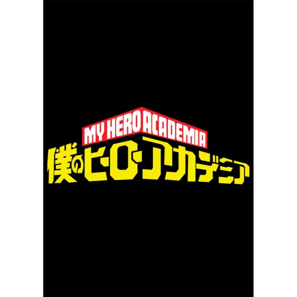 Logo vectorial de My Hero Academia para estampados en formato AI con mockups incluidos