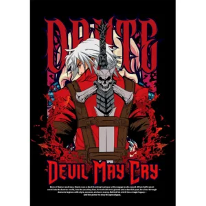 Diseño vectorial de Dante Devil May Cry para estampados en playeras y sudaderas – Formato AI