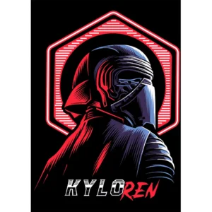 Vector de Kylo Ren Star Wars en formato .AI para estampados y sublimación
