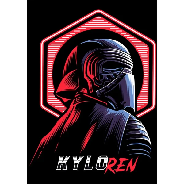 Vector de Kylo Ren Star Wars en formato .AI para estampados y sublimación