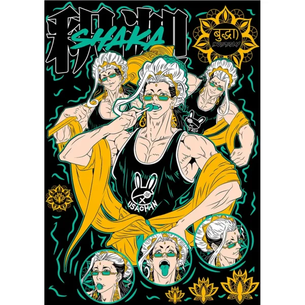 Vector editable de Shaka Record of Ragnarok en formato .AI para estampados y playeras personalizadas