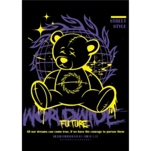 Vector Streetwear Worldwide Future – Diseño urbano editable para playeras y hoodies